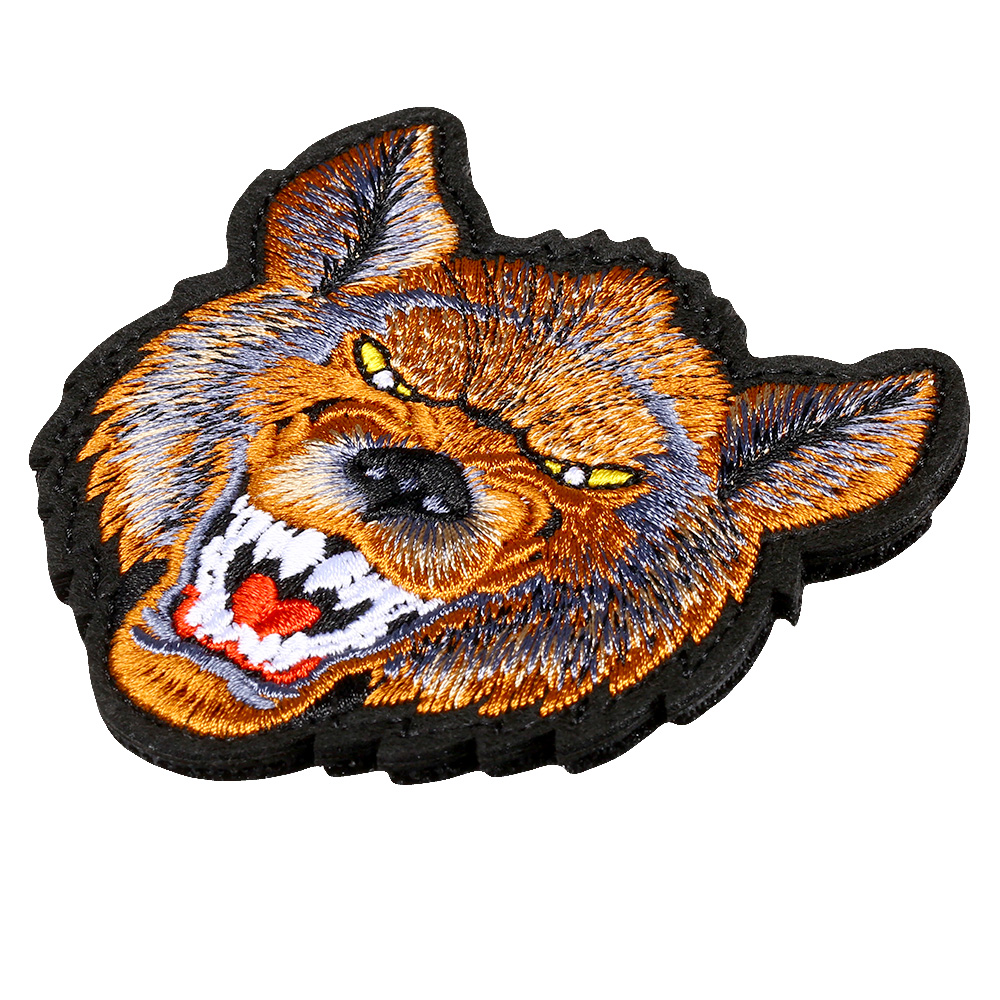 JTG 3D Patch mit Klettfläche Angry Wolf Patch fullcolor Bild 1