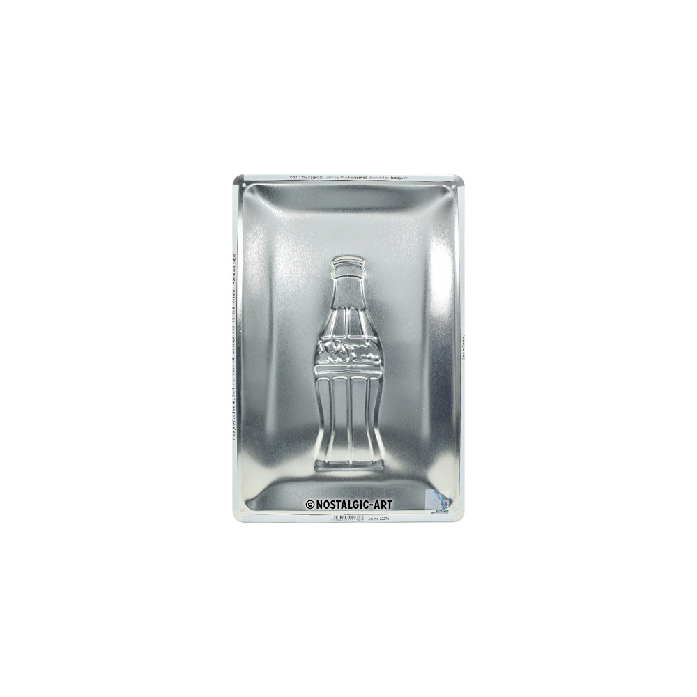 Blechschild Coca Cola Ice White 20 x 30 cm wei Bild 1