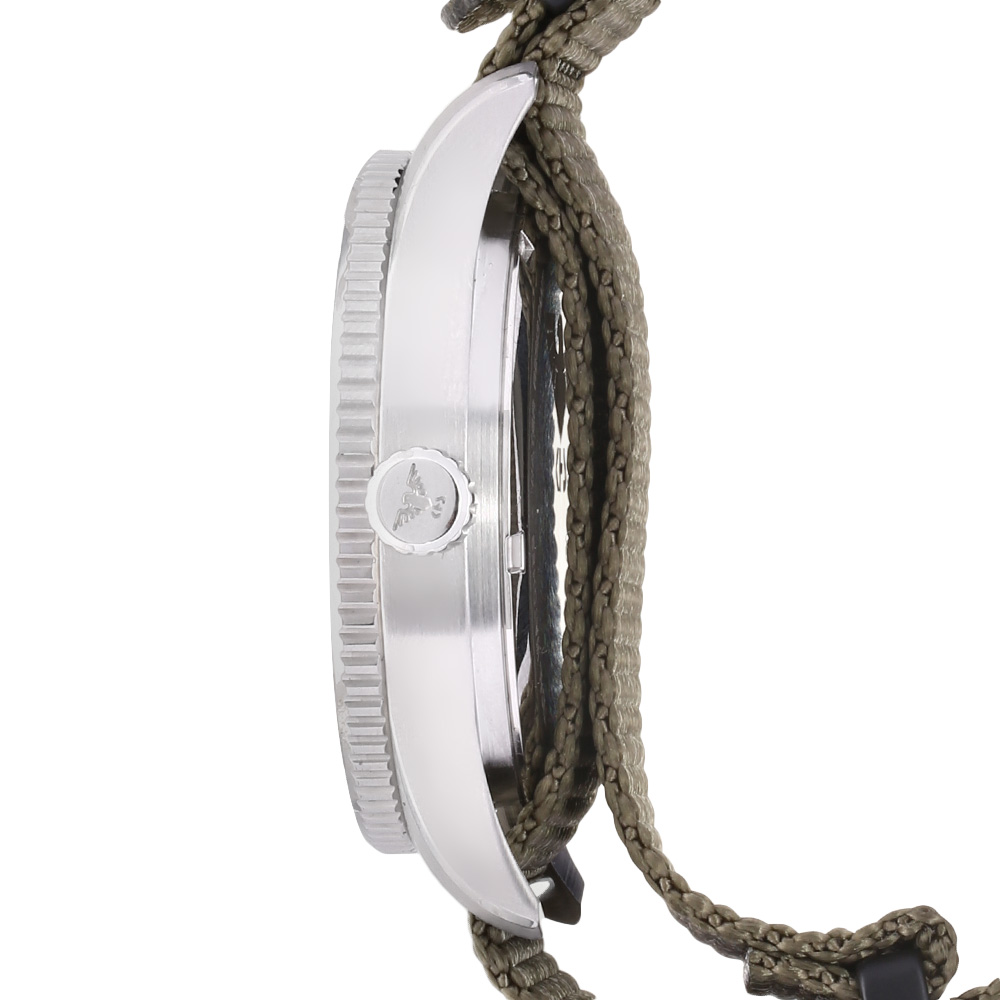 KHS Armbanduhr Seeker Steel Natoband steingrau-oliv Bild 4