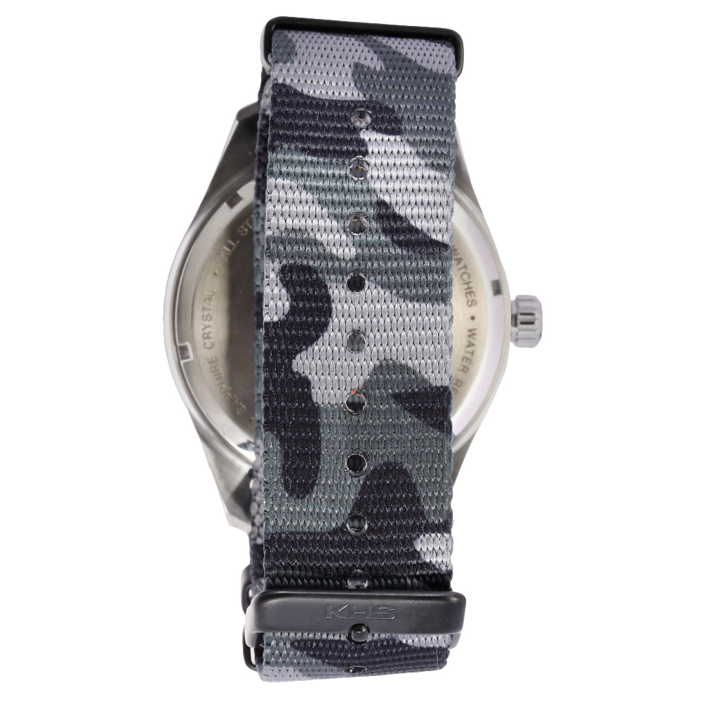 KHS Armbanduhr Seeker Steel Natoband Camouflage schwarz Bild 1