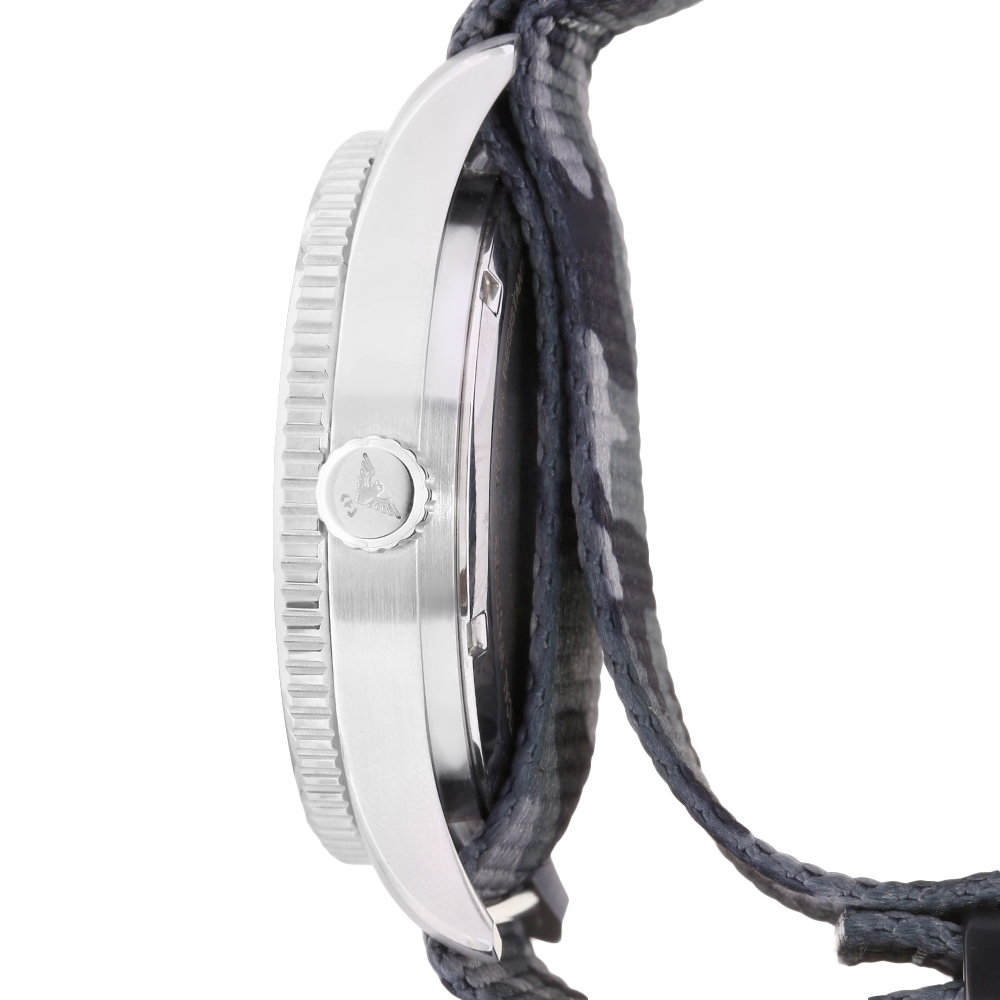 KHS Armbanduhr Seeker Steel Natoband Camouflage schwarz Bild 1
