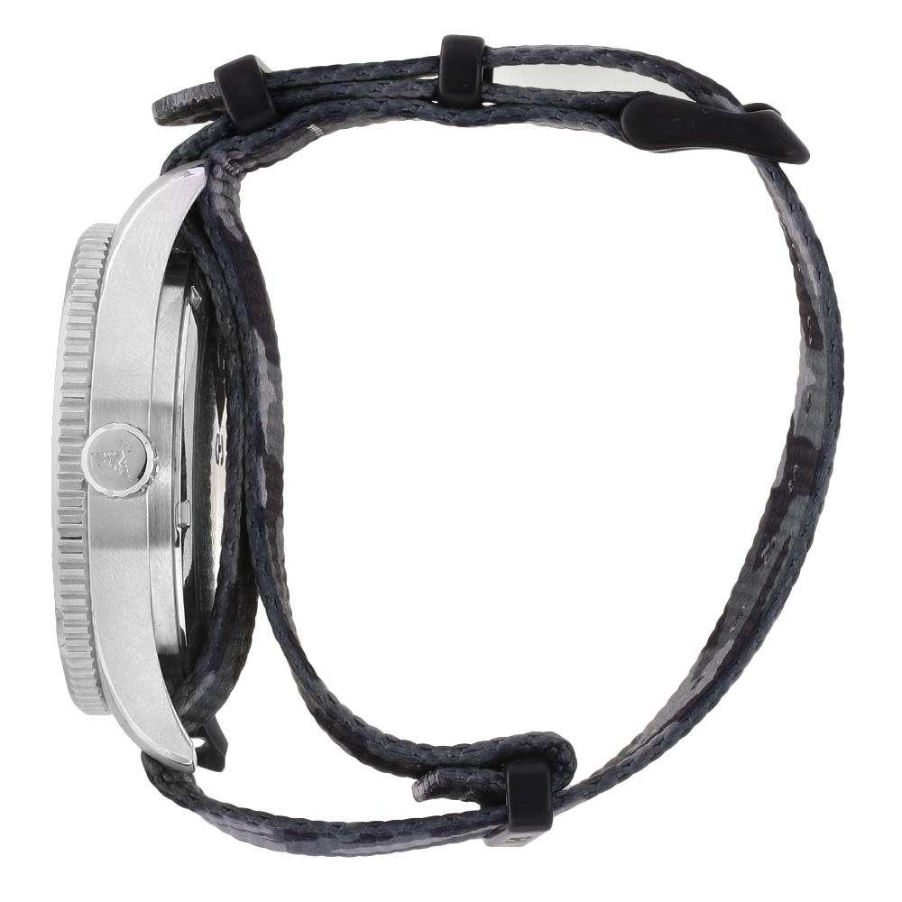 KHS Armbanduhr Seeker Steel Blue Edition Natoband camouflage schwarz Bild 1