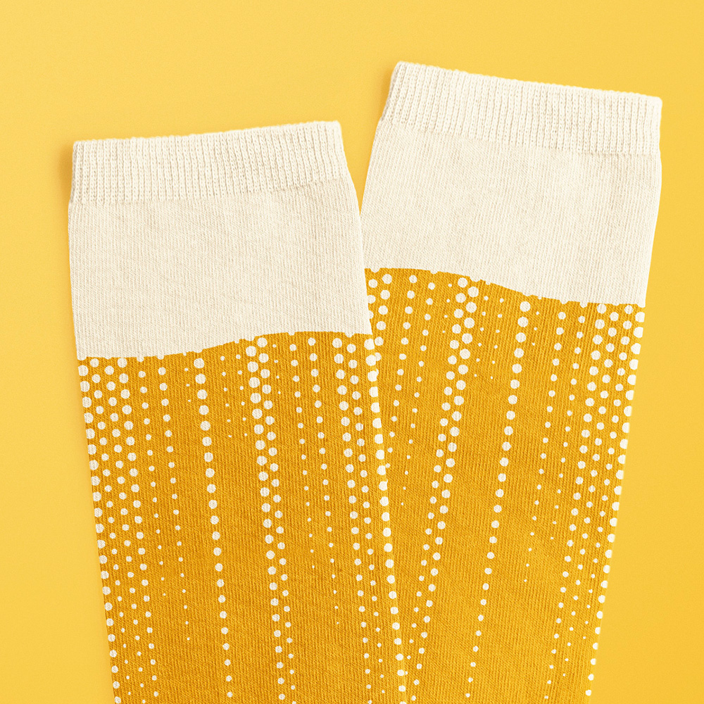 Craft Bier Socken Blonde in der Bierdose Gr. 41-45 Bild 2