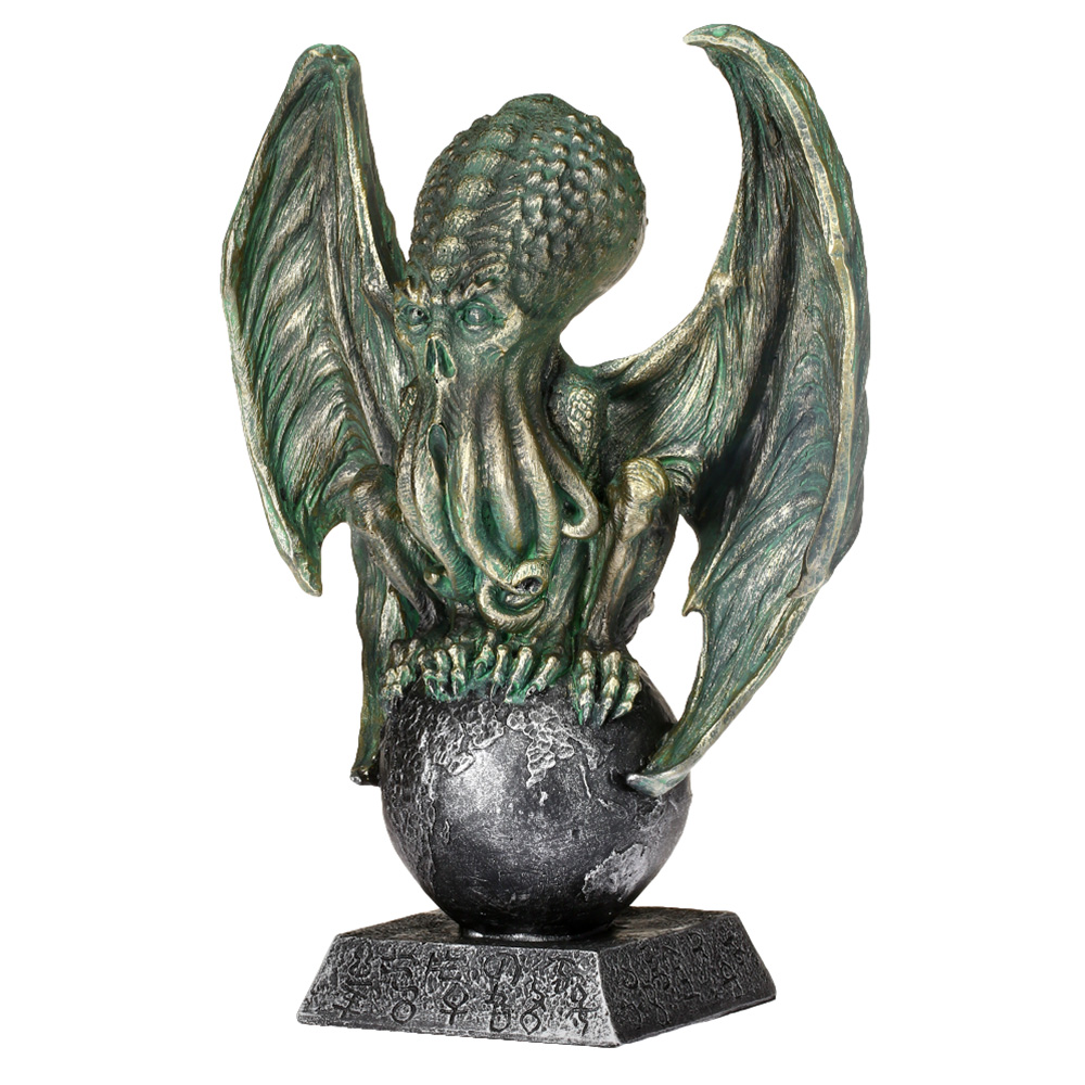 Dekofigur Call of Cthulhu auf Weltkugel 24 cm