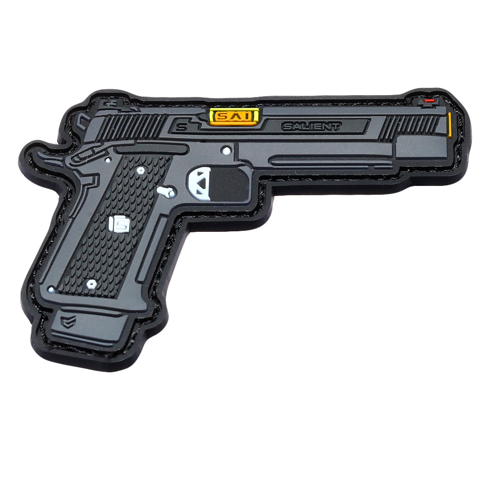 EMG 3D Rubber Patch Salient Arms SAI 2011 DS 5.1 Pistole grau / schwarz Bild 1