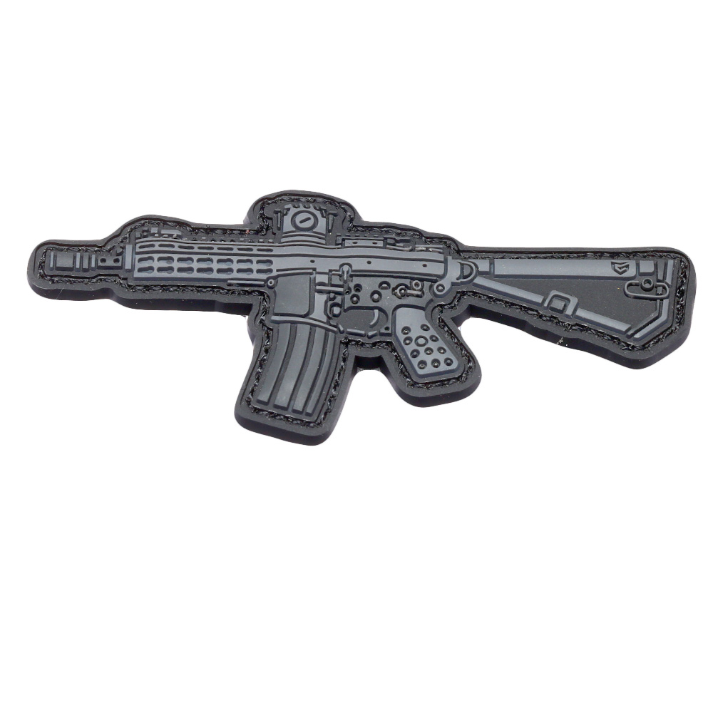 EMG 3D Rubber Patch Knights Armament KAC PDW Compact Gewehr grau / schwarz Bild 1