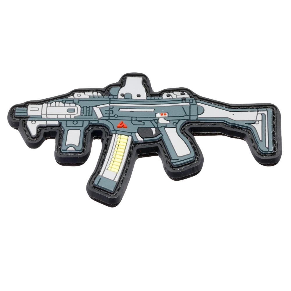 3D Rubber Patch mit Klettflche Scorpion Evo Sturmgewehr grau/schwarz Bild 1