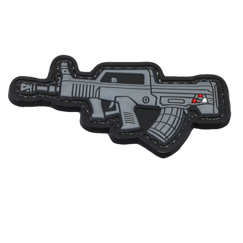 EMG 3D Rubber Patch Type 97 Sturmgewehr grau / schwarz Bild 1