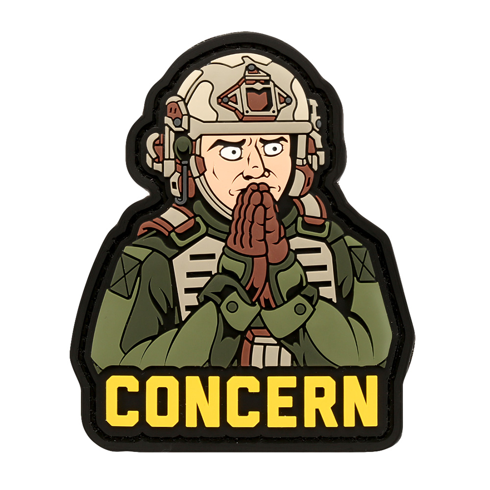 Mil-Spec Monkey 3D Rubber Patch mit Klettflche Concern fullcolor