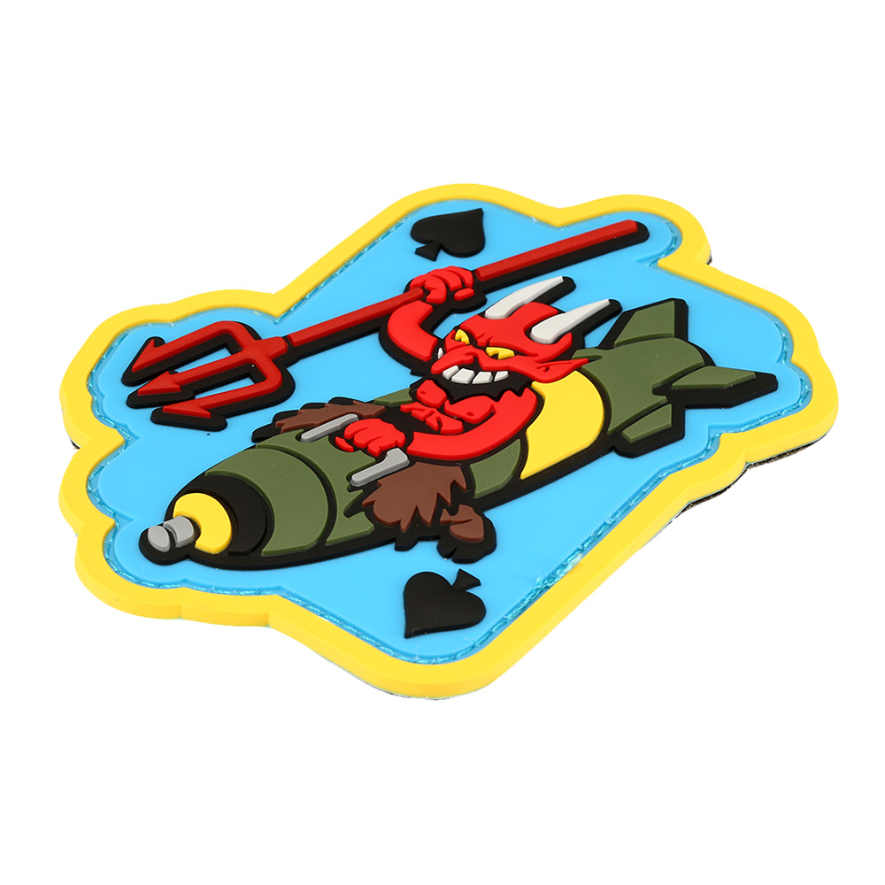 Mil-Spec Monkey 3D Rubber Patch mit Klettflche Devil Bomber fullcolor Bild 1