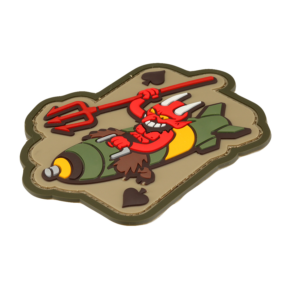 Mil-Spec Monkey 3D Rubber Patch mit Klettflche Devil Bomber multicam Bild 1