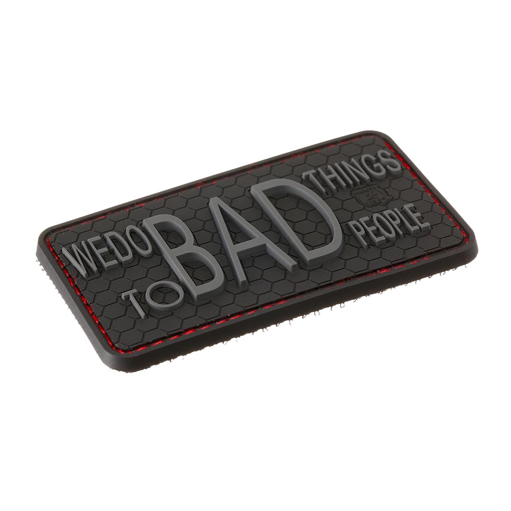 JTG 3D Rubber Patch mit Klettfläche We Do Bad Things... Insider Patch blackops Bild 1