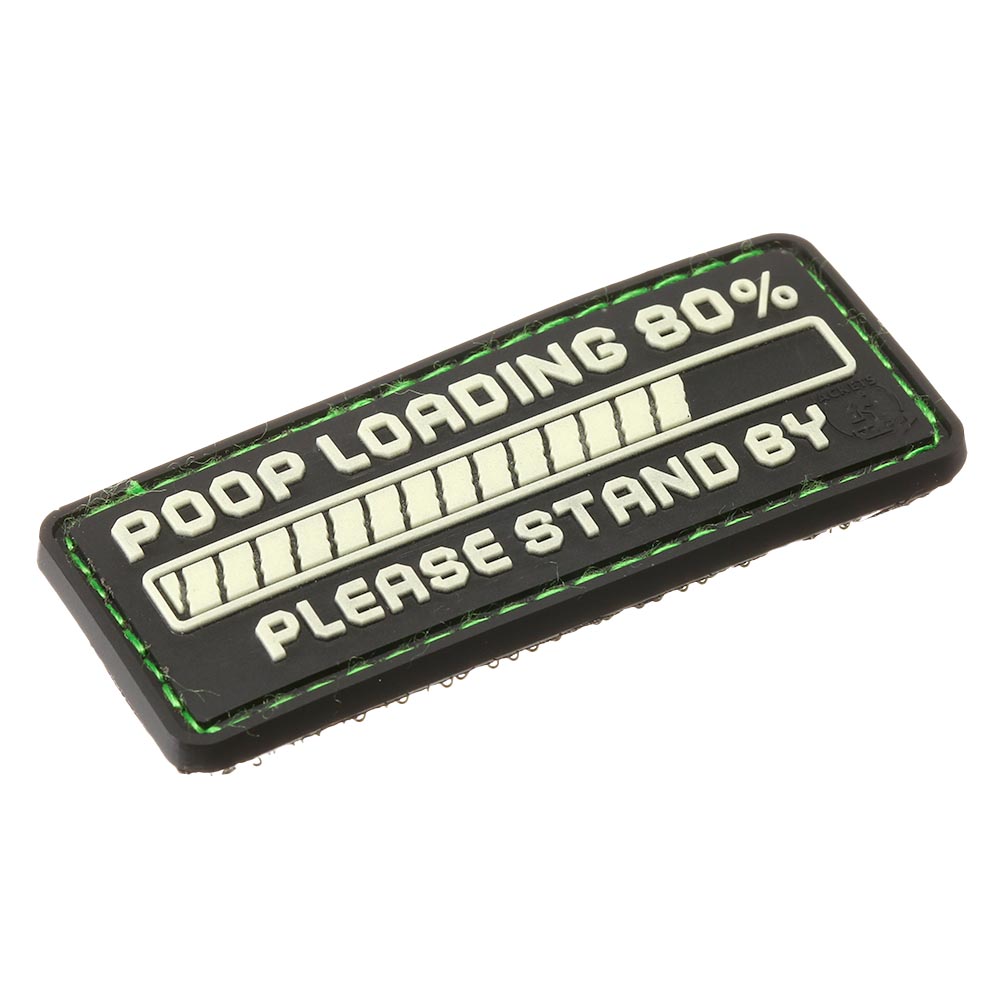 JTG 3D Rubber Patch mit Klettflche Poop Loading nachleuchtend Bild 1