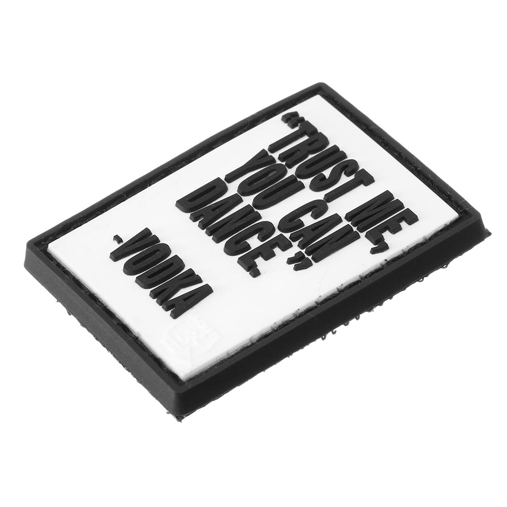 JTG 3D Rubber Patch mit Klettflche Trust Me, you can Dance wei Bild 1