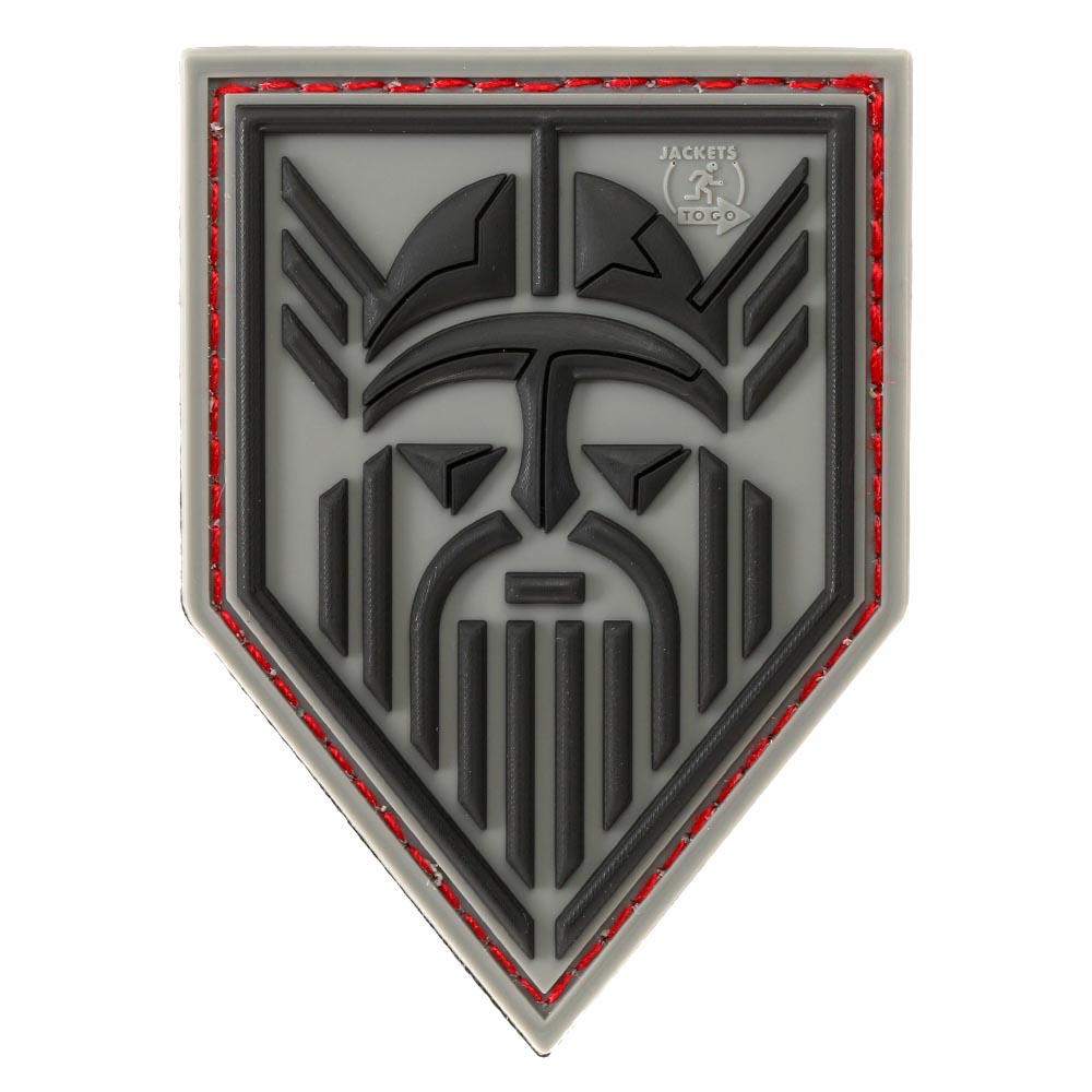 JTG 3D Rubber Patch mit Klettflche Odin steingrau-oliv/schwarz