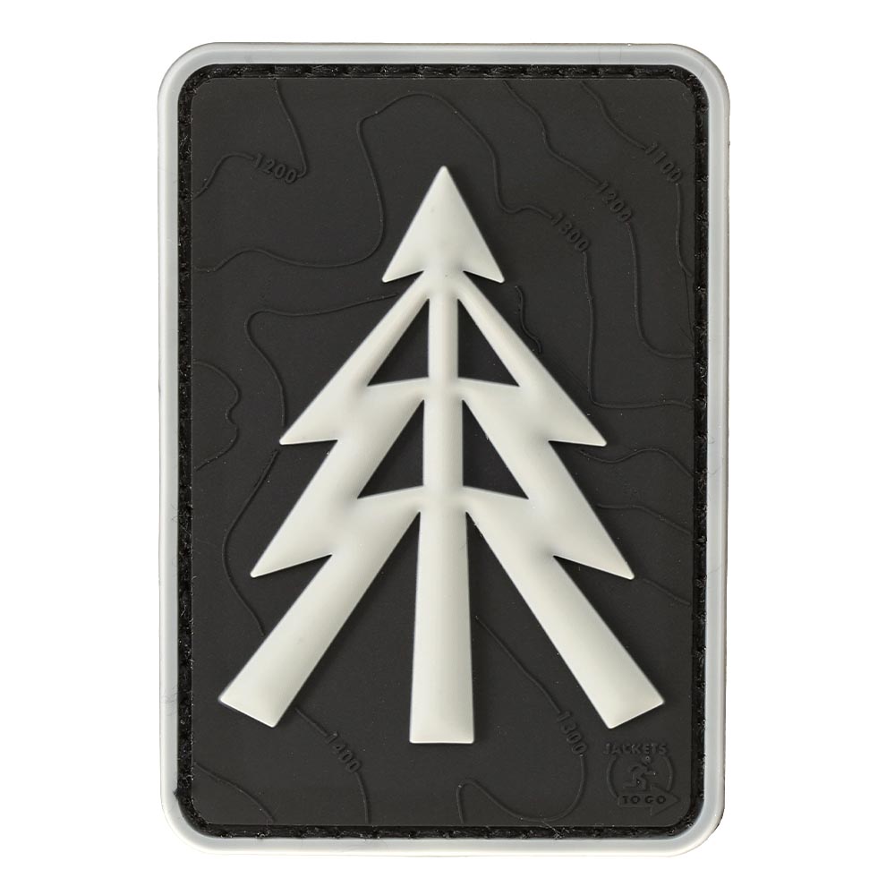 JTG 3D Rubber Patch mit Klettflche Recce Tree schwarz/wei