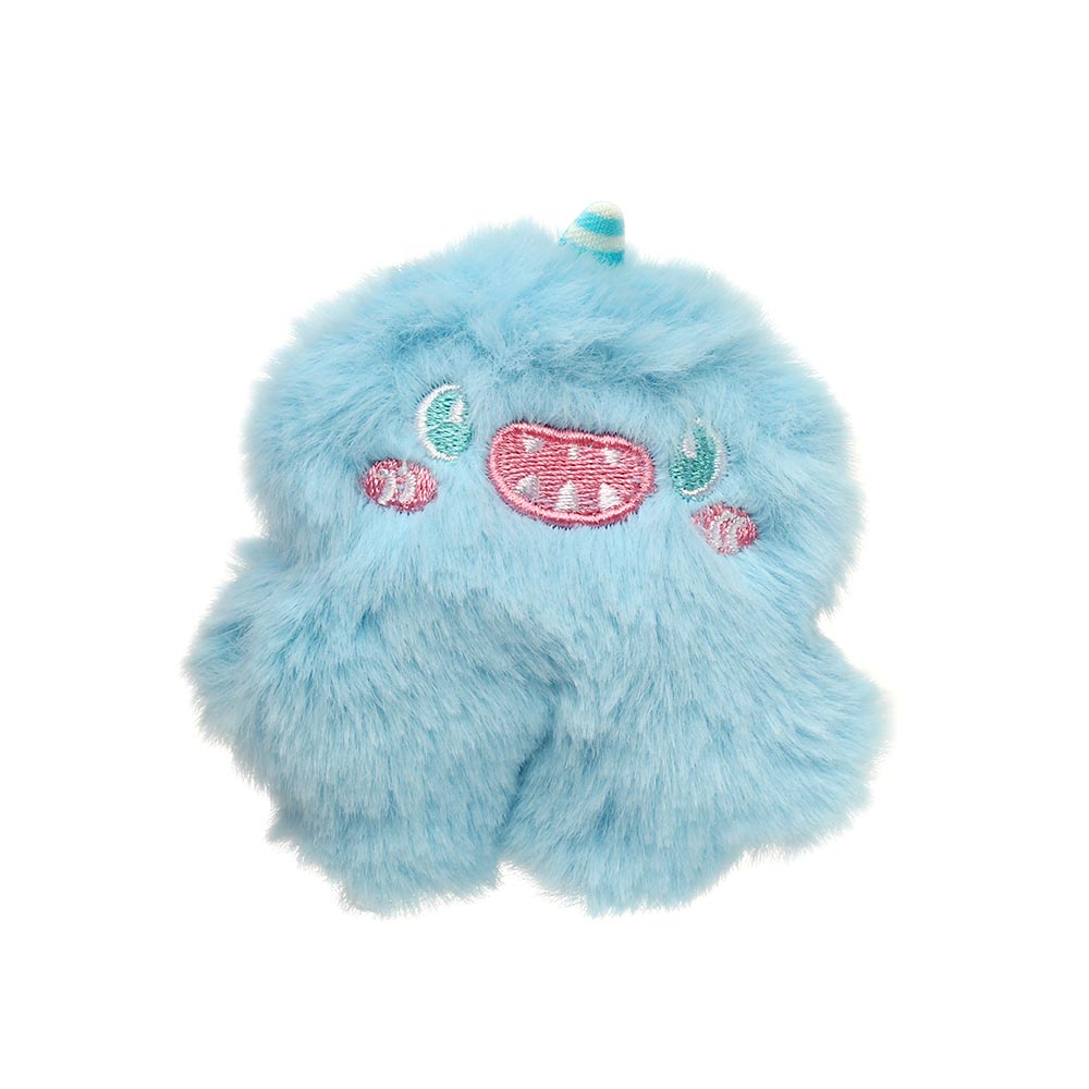 JTG 3D Klettpatch Monster Unicorn Plschpatch lightblue