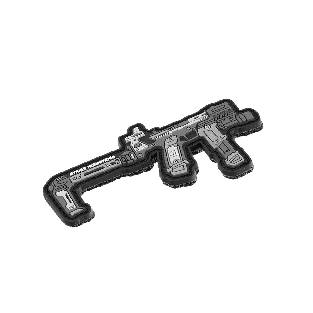 3D Rubber Patch mit Klettflche Rampage SMG grau/schwarz Bild 1
