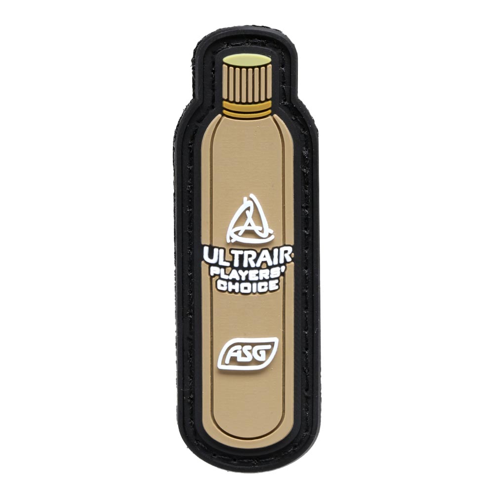 3D Rubber Patch mit Klettflche Ultrair Power Gas Softairgas braun