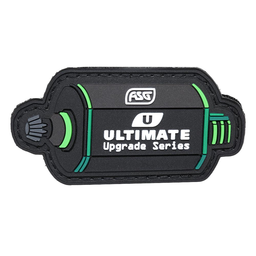 3D Rubber Patch mit Klettflche Ultimate Motor schwarz