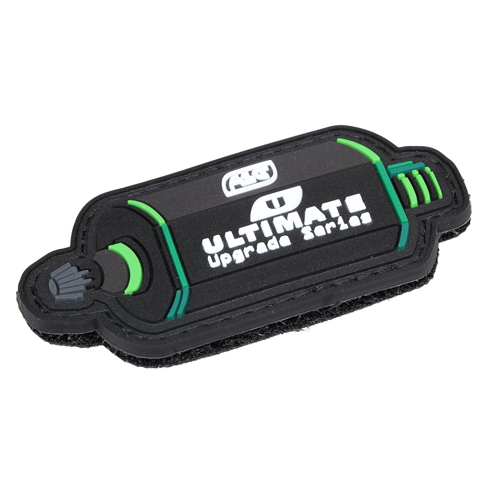 3D Rubber Patch mit Klettflche Ultimate Motor schwarz Bild 1