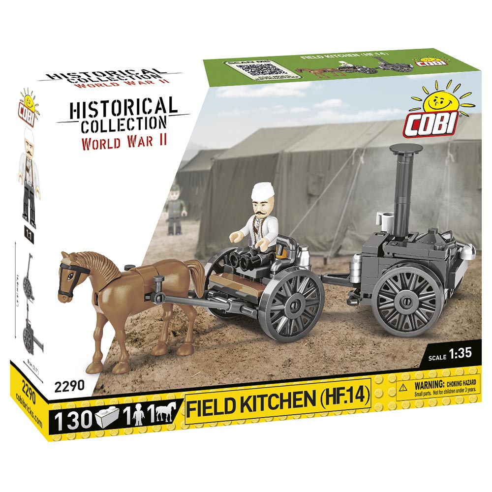 Cobi Historical Collection Bausatz Field Kitchen / Feldkche HF.14 130 Teile 2290 Bild 1