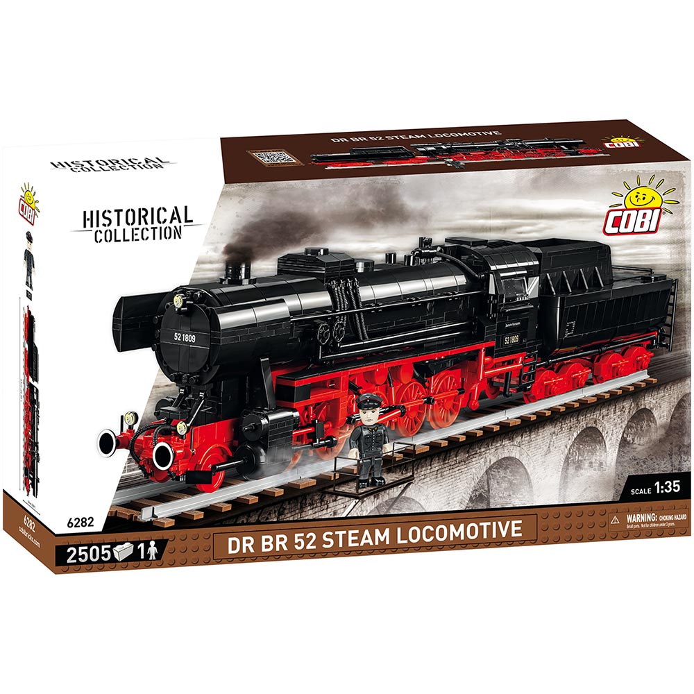 Cobi Historical Collection Bausatz Dampflokomotive DR Baureihe 52 2505 Teile 6282 Bild 2