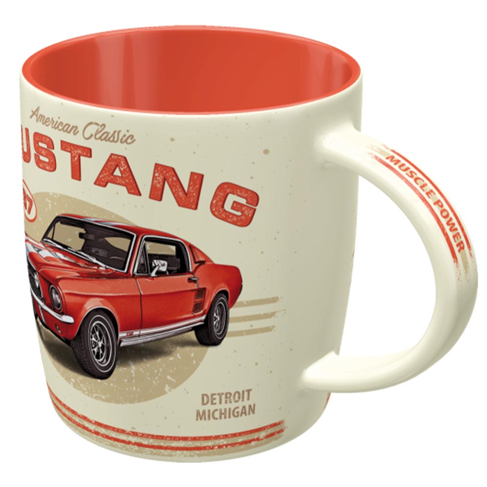 Tasse Ford Mustang - GT 1967 Red 330 ml Bild 1