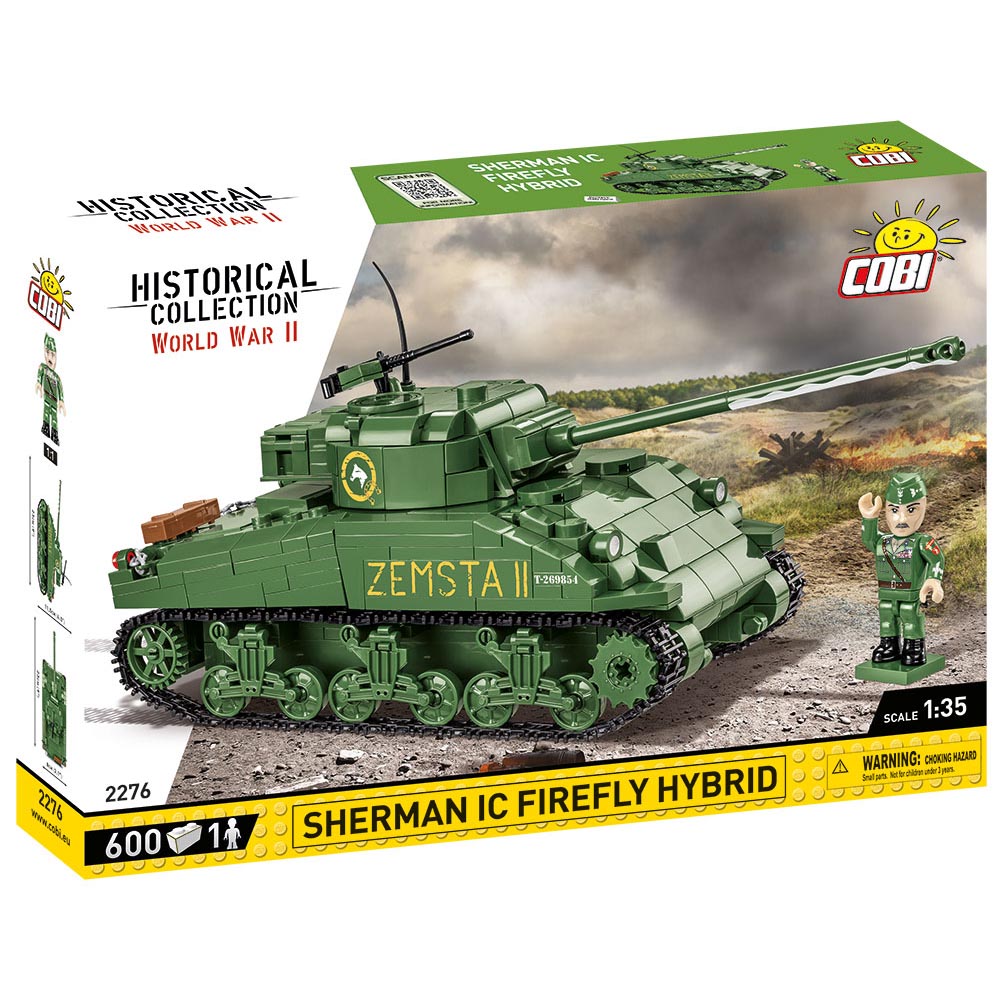 Cobi Historical Collection Bausatz Panzer Sherman IC Firefly Hybrid 600 Teile 2276 Bild 2