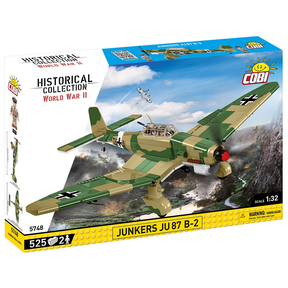 Cobi Historical Collection Bausatz Sturzkampfbomber Junkers JU 87 B-2 Stuka 525 Teile 5748 Bild 2