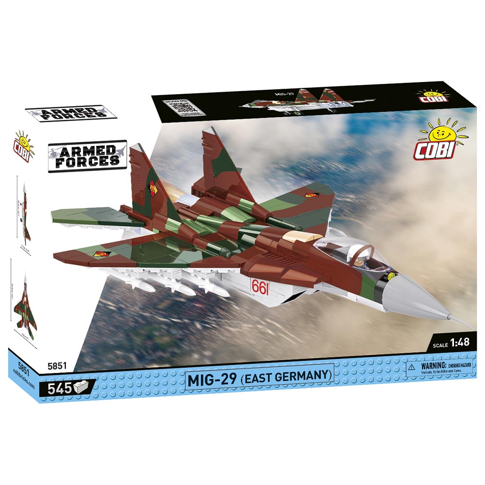 Cobi Armed Forces Bausatz Flugzeug MIG-29 Luftstreitkrfte NVA / DDR 545 Teile 5851 Bild 2