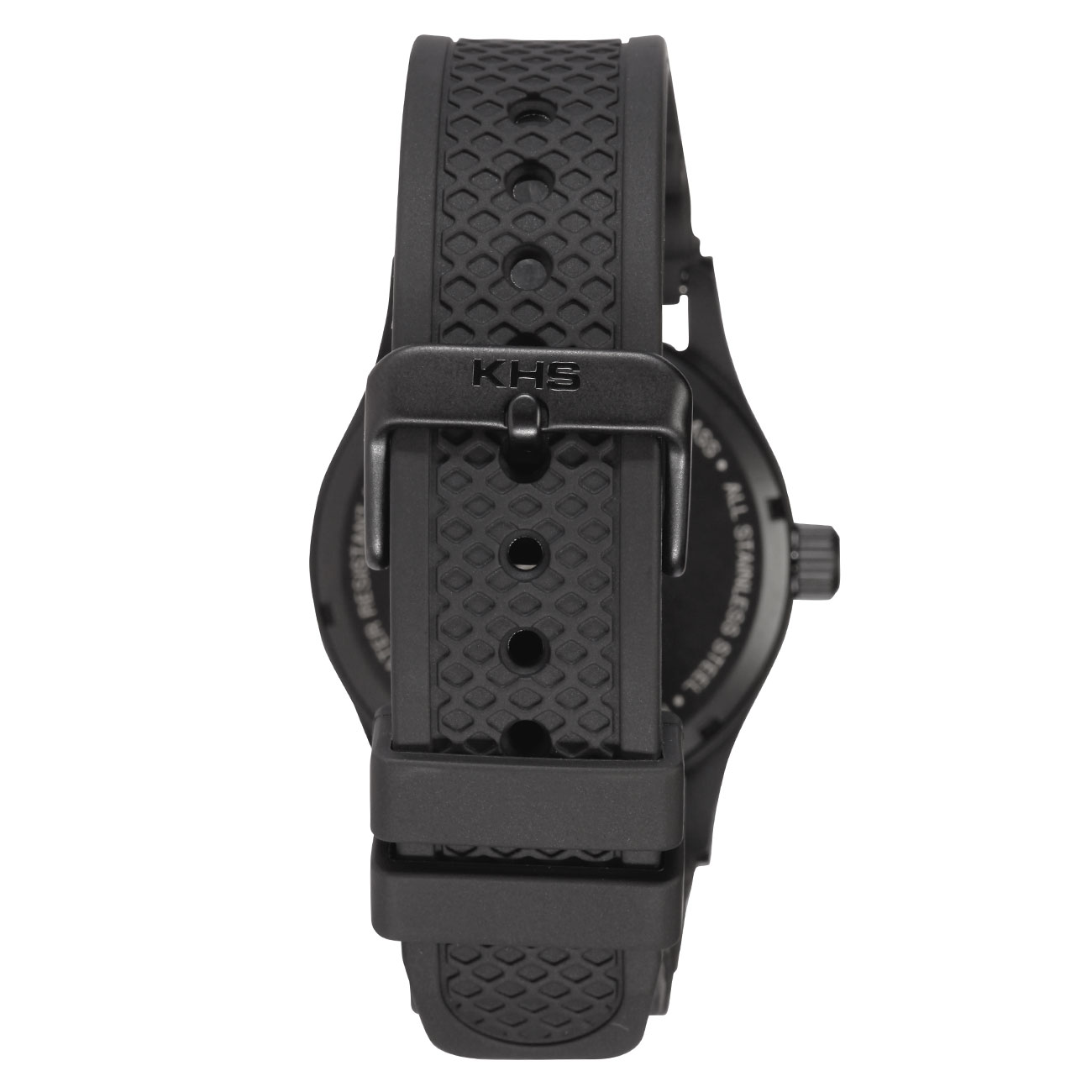 KHS Armbanduhr Platoon Black Steel Solar Taucherband schwarz Bild 4