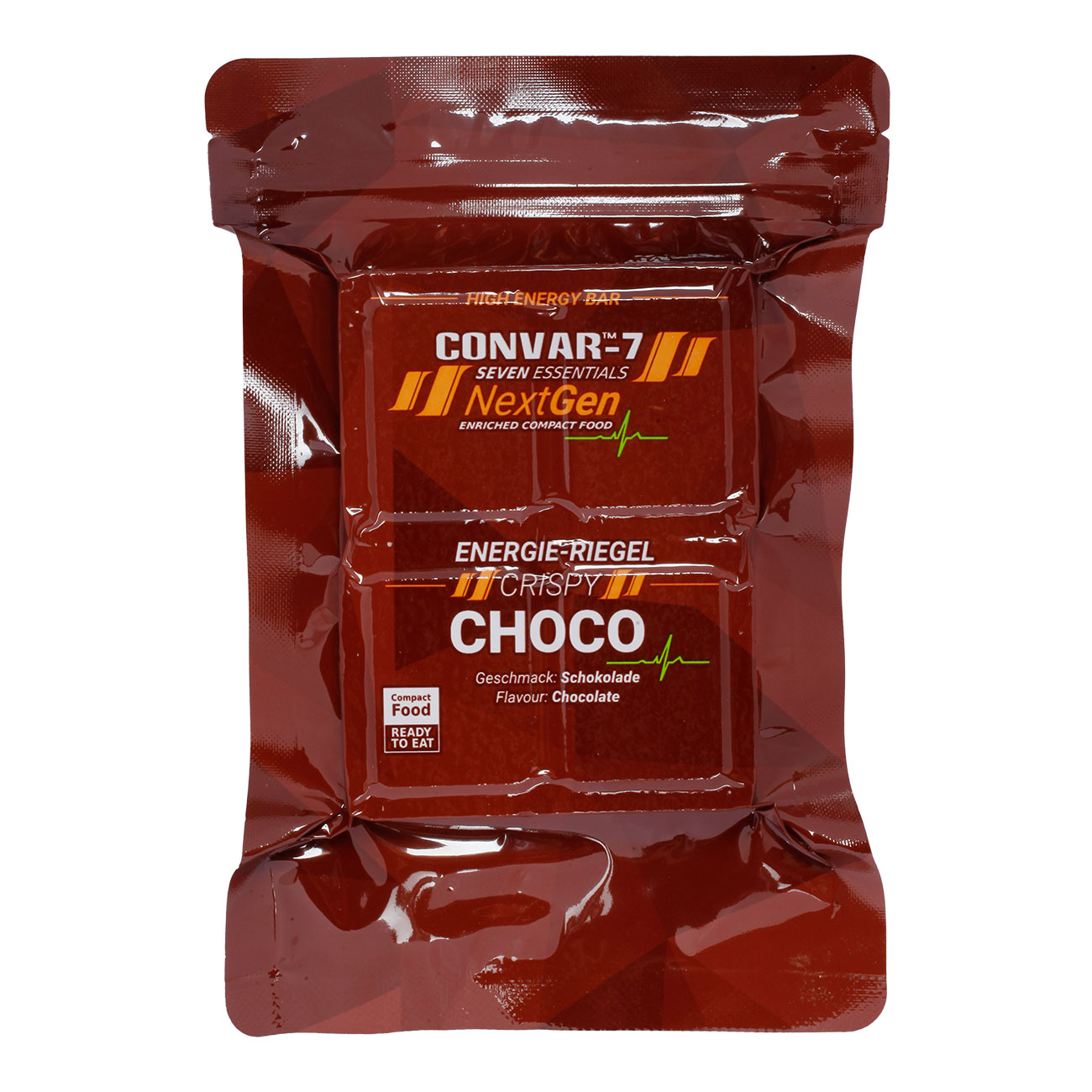 Convar-7 Riegel High Energy Bar NextGen Schokolade 120 g Langzeitlebensmittel - Ideal fr Outdoor, Notvorrat und Krisenvorsorge Bild 1