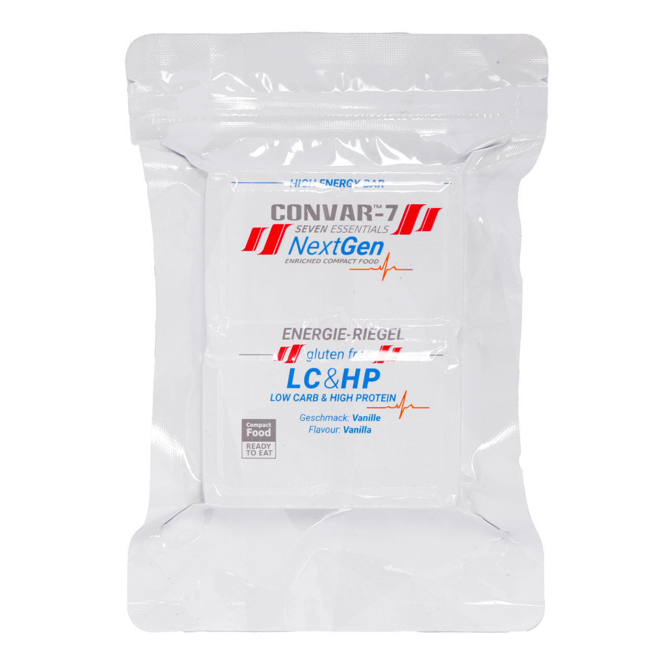 Convar-7 Riegel High Energy Bar NextGen Low Carb & High Protein 120 g Langzeitlebensmittel - Ideal fr Outdoor, Notvorrat un Bild 1