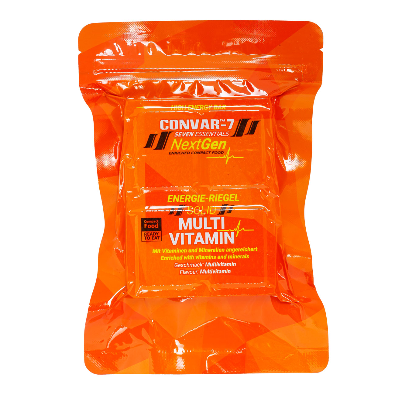 Convar-7 Riegel High Energy Bar NextGen Multivitamin 120 g Langzeitlebensmittel - Ideal fr Outdoor, Notvorrat und Krisenvorsorg Bild 1