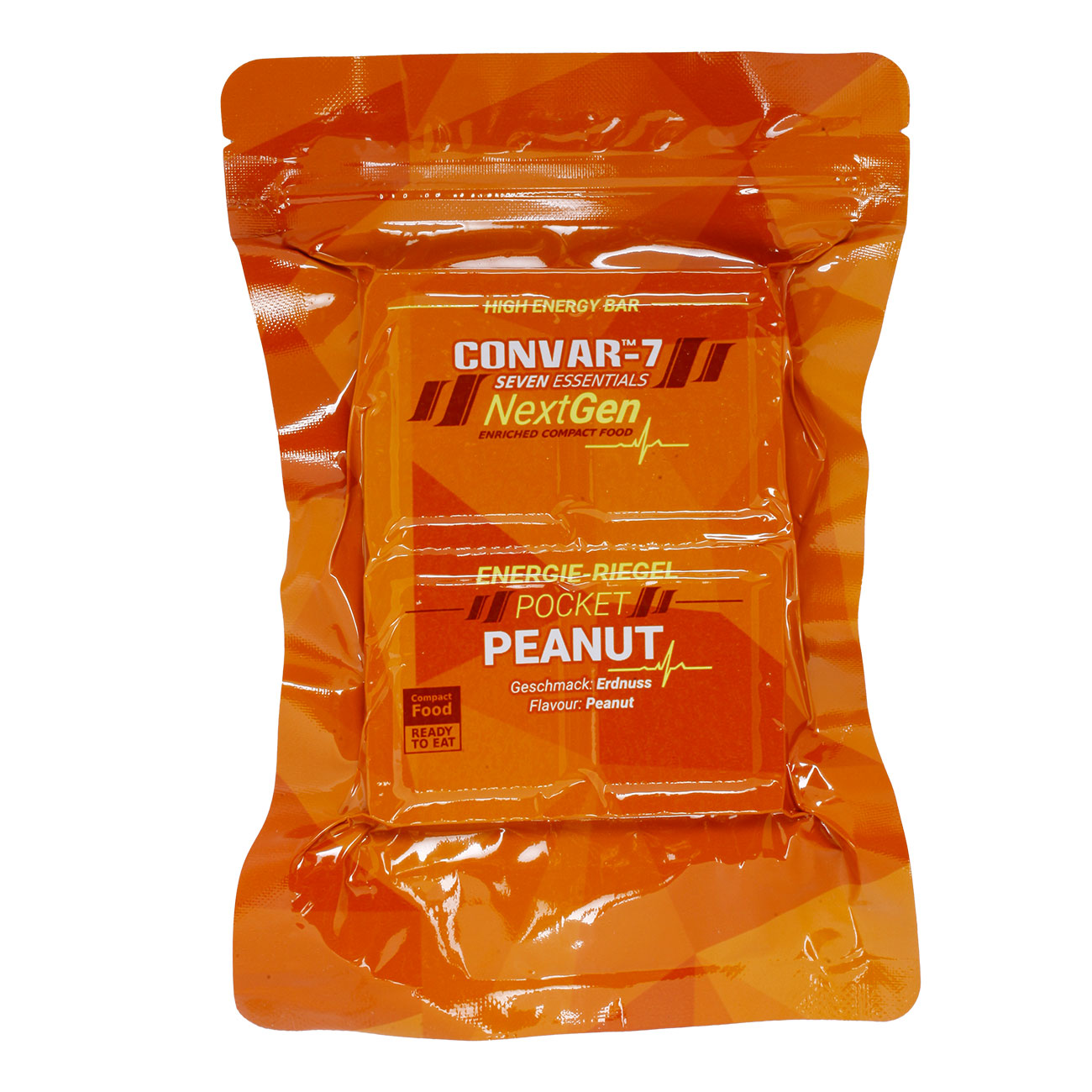 Convar-7 Riegel High Energy Bar NextGen Erdnuss 120 g Langzeitlebensmittel - Ideal fr Outdoor, Notvorrat und Krisenvorsorge Bild 1