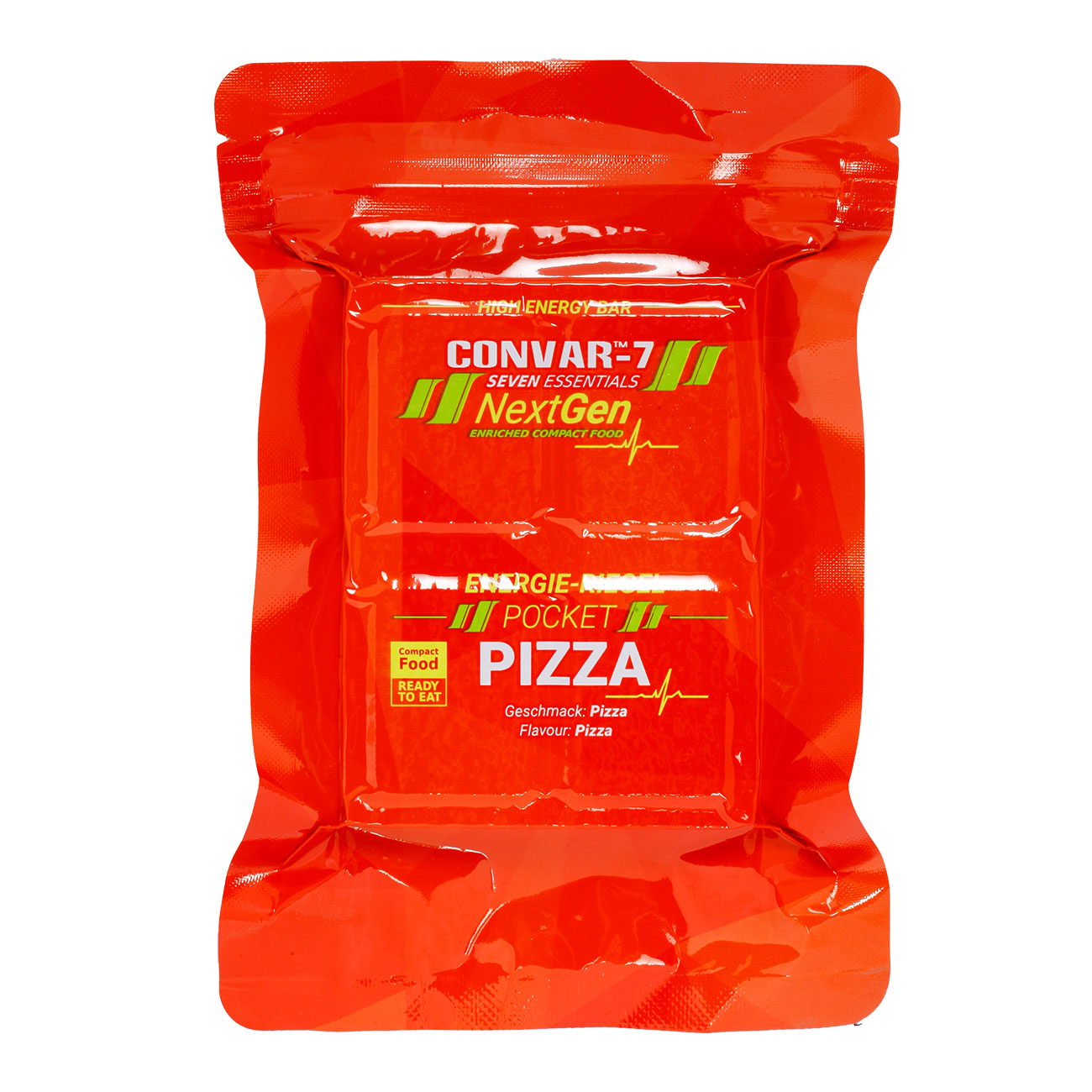 Convar-7 Riegel High Energy Bar NextGen Pizza 120 g Langzeitlebensmittel - Ideal fr Outdoor, Notvorrat und Krisenvorsorge Bild 1
