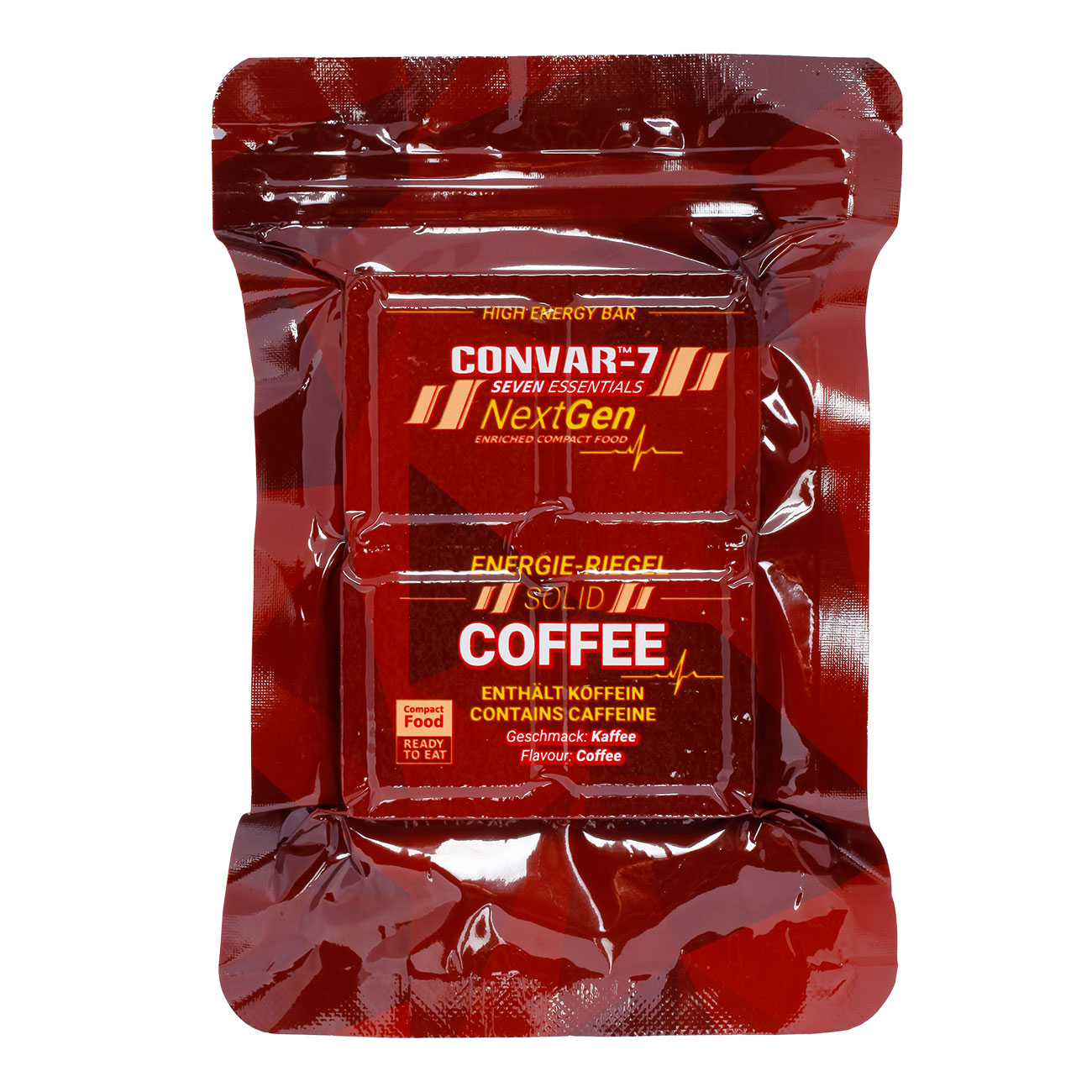 Convar-7 Riegel High Energy Bar NextGen Kaffee 120 g Langzeitlebensmittel - Ideal fr Outdoor, Notvorrat und Krisenvorsorge Bild 1