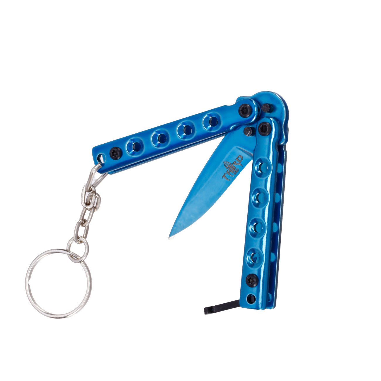 Schlsselanhnger Mini Butterfly blau Bild 3