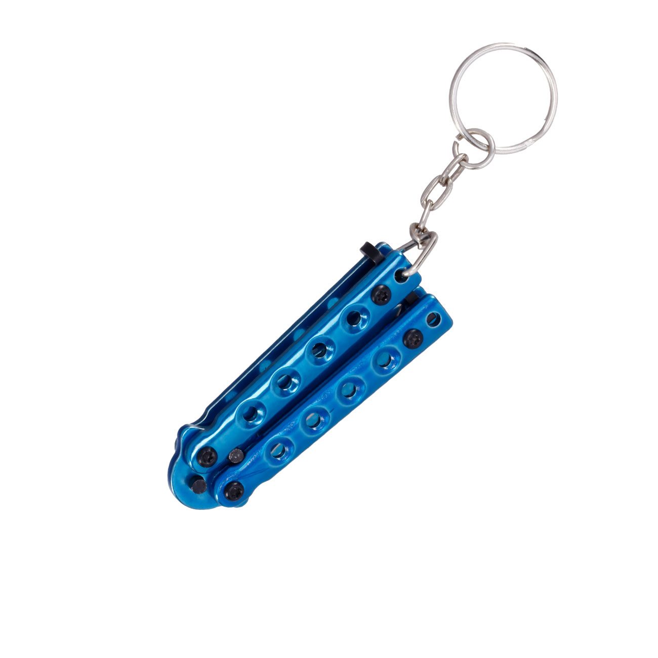 Schlsselanhnger Mini Butterfly blau Bild 4