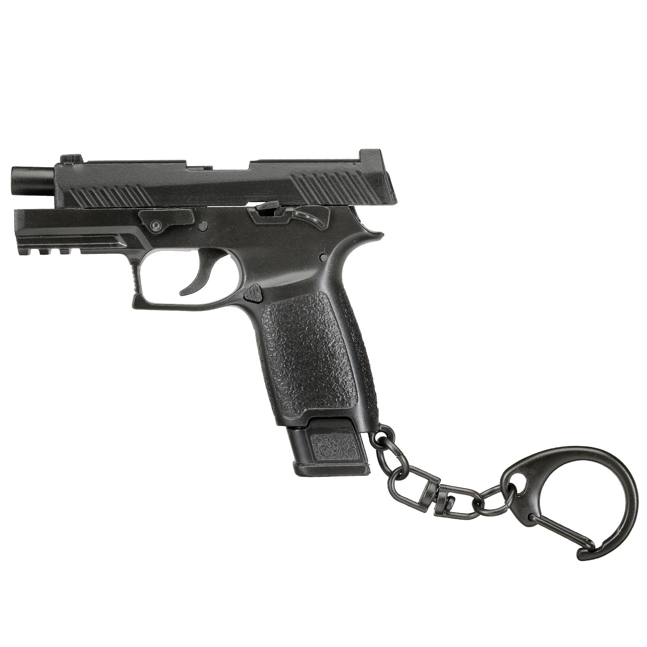 WoSport Schlsselanhnger P320 Pistole 1:4 Miniaturmodell schwarz Bild 2