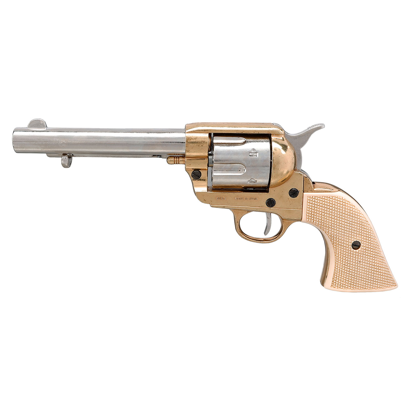 45er Colt Peacemaker USA 1873 messingfarben Deko