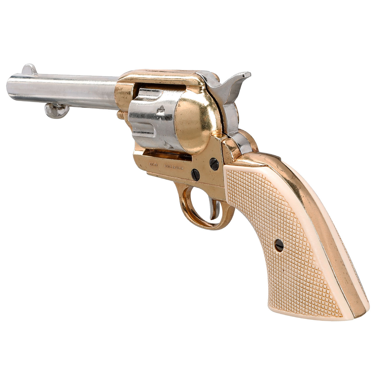 45er Colt Peacemaker USA 1873 messingfarben Deko Bild 2