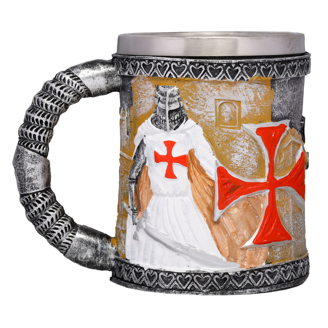 Tole 10 Imperial Krug Templer 500ml mit Edelstahleinsatz Bild 1