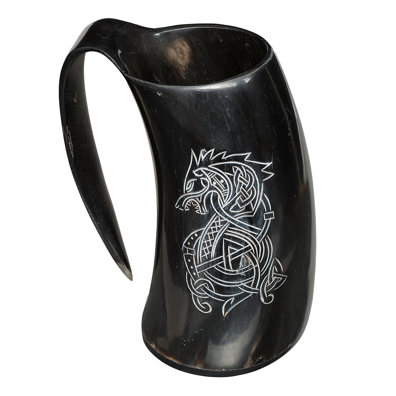 Krug Fenrir aus Bffelhorn 350-450 ml