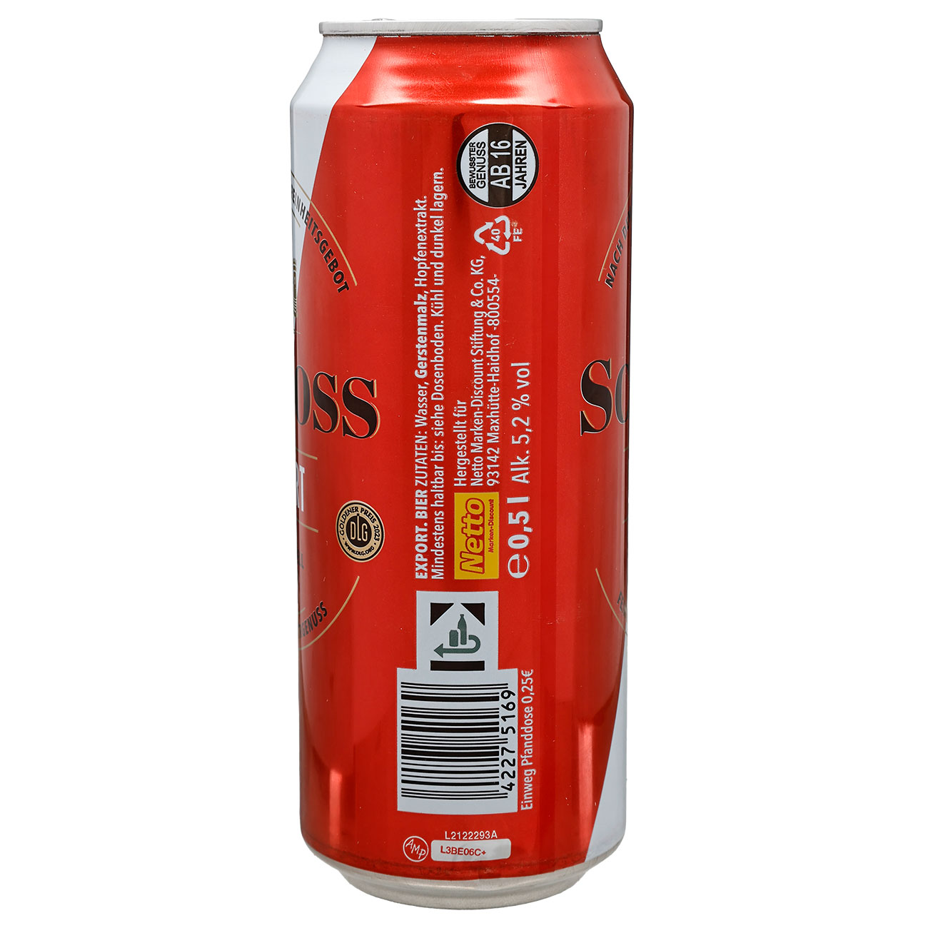 Dosentresor Schloss Export Bierdose Bild 4