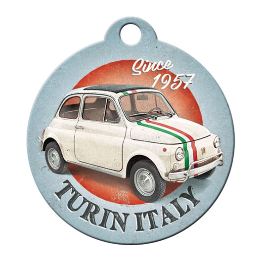 Nostalgic Art Schlsselanhnger Fiat 500 - Turin Italy Bild 3