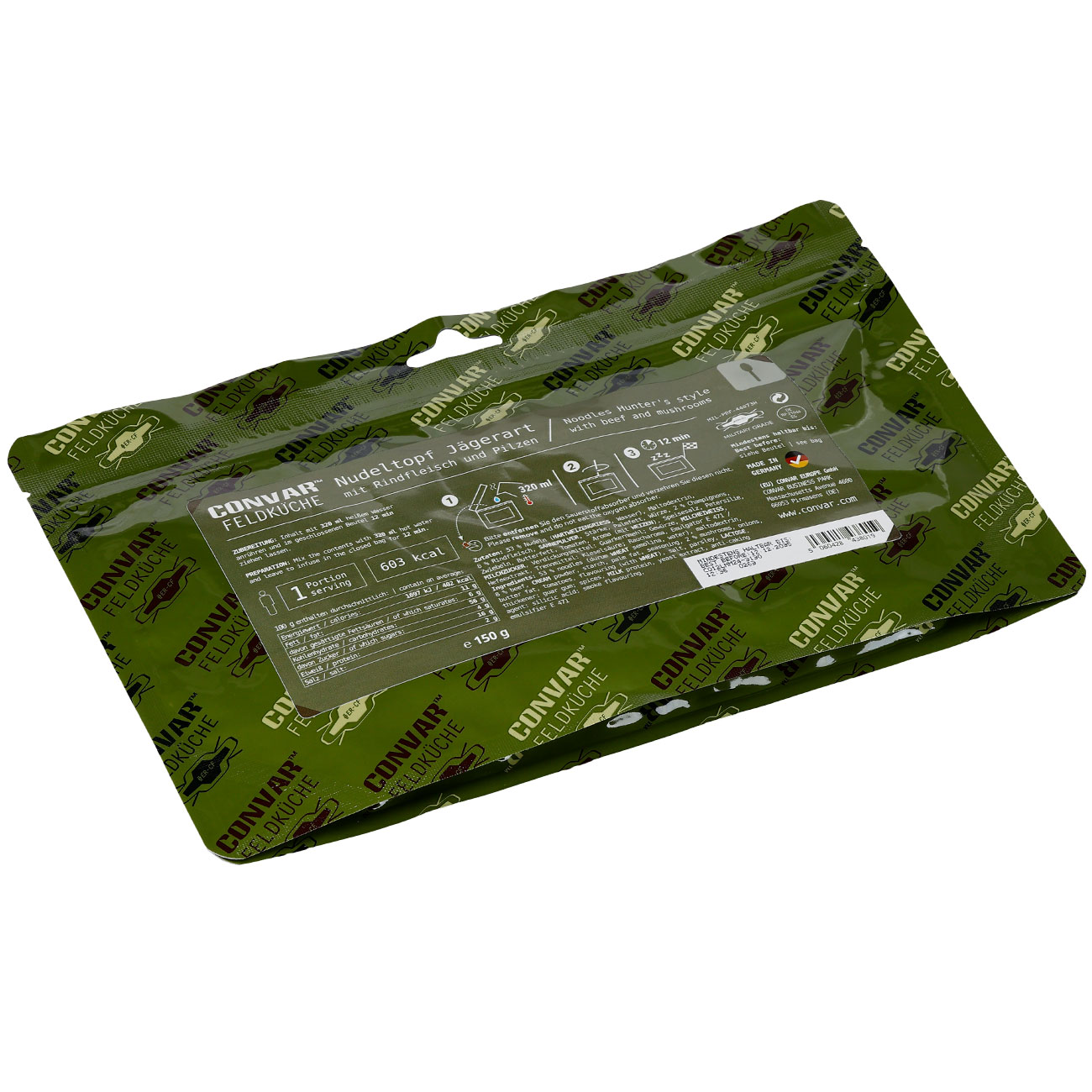 Convar Feldkche Nudeltopf Jgerart 150 g Beutel Bild 1
