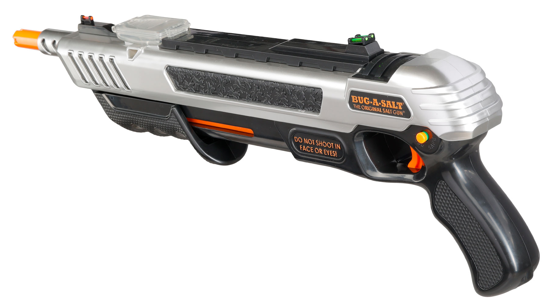 Bug-A-Salt Salzgewehr Actionblaster Fliegenvernichter Advanced Combat Fibre Optic 3.0 silber Bild 2