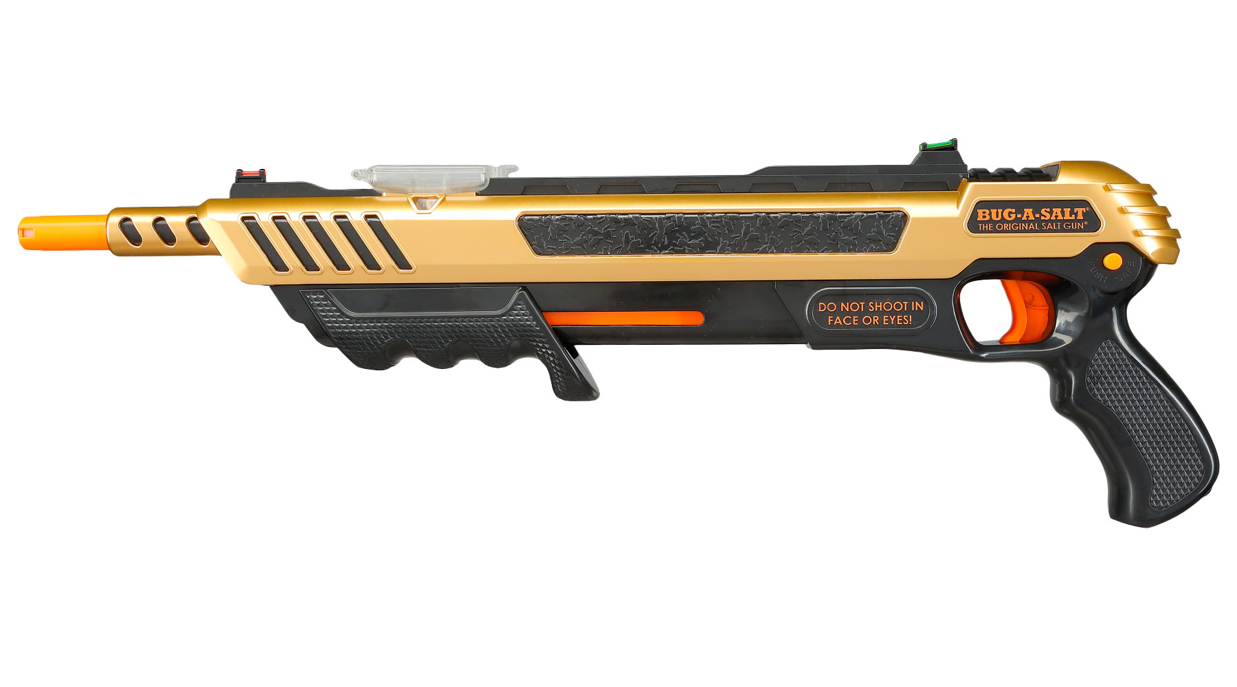 Bug-A-Salt Salzgewehr Actionblaster Fliegenvernichter Gold Digger 3.0 gold
